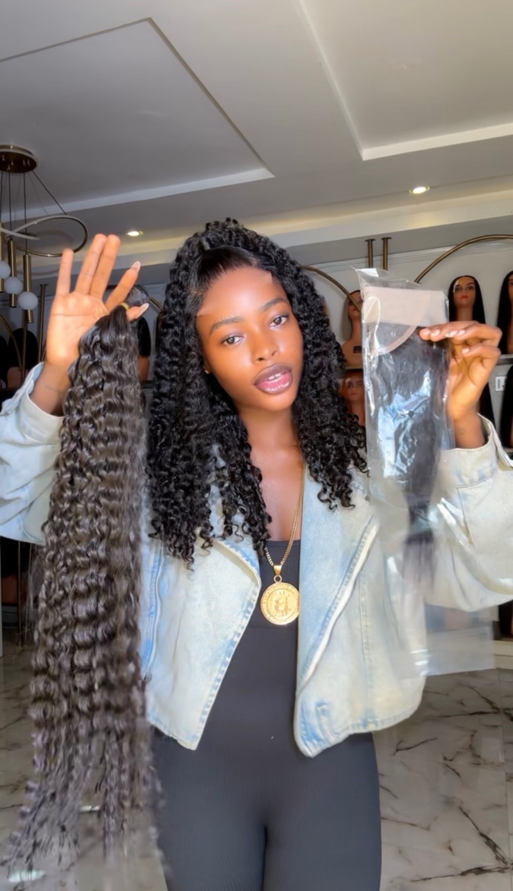 14” frontal deep pony