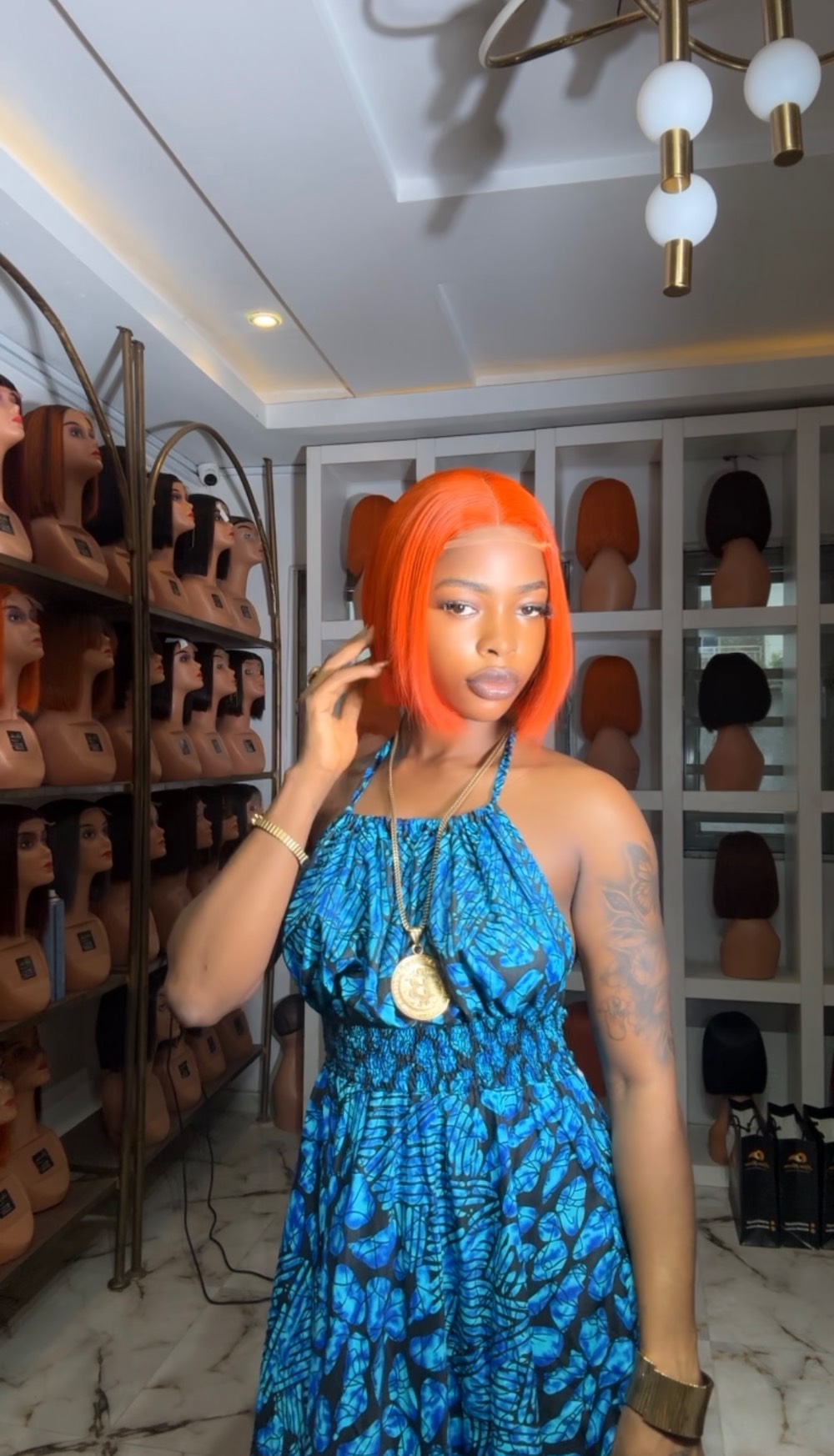 8” ginger 2/4 closure