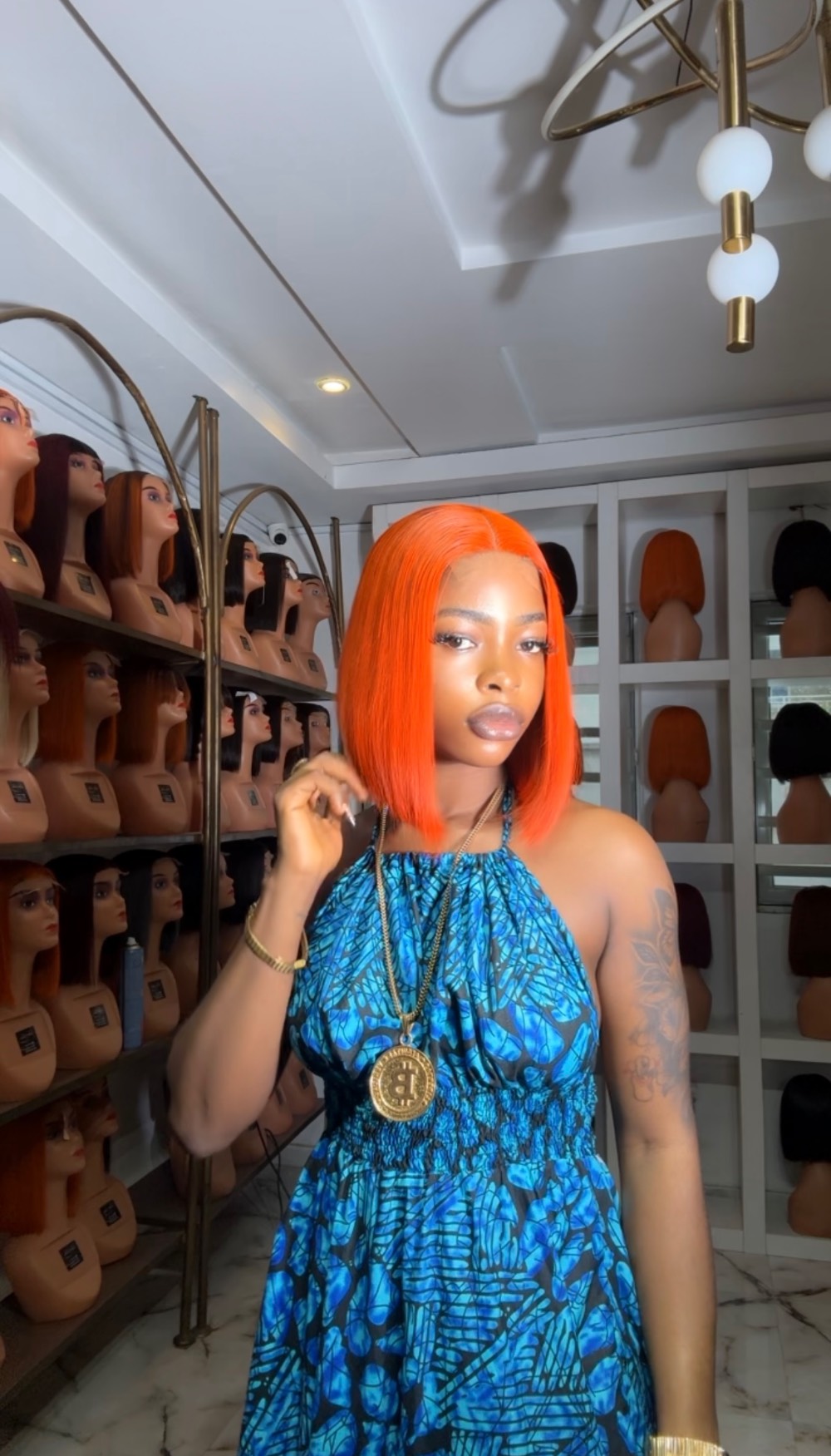 10” ginger 2/4 closure