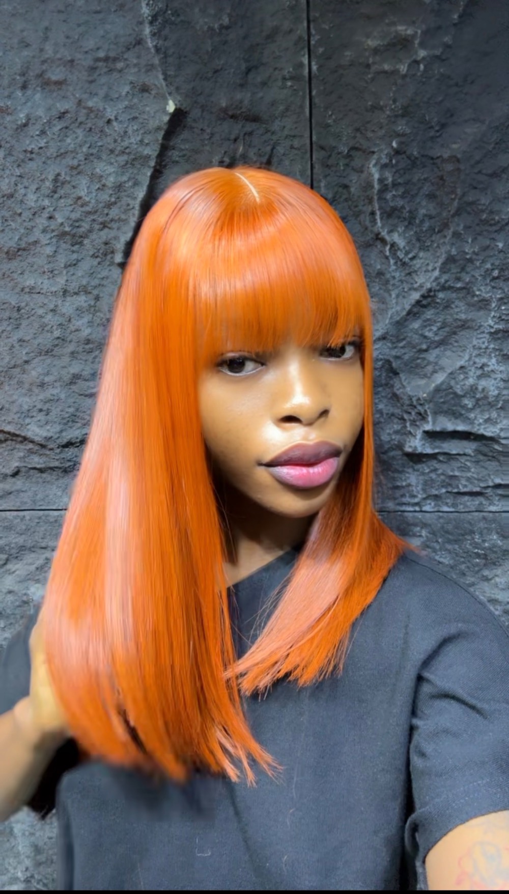 16” chestnut 2/4 closure fringe