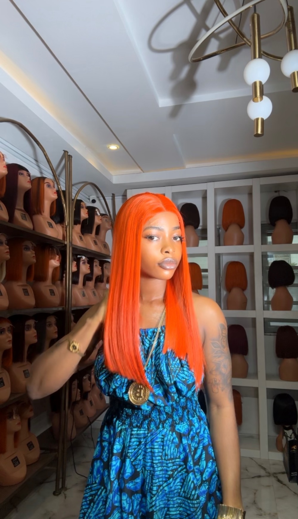 18” ginger 2/4 closure