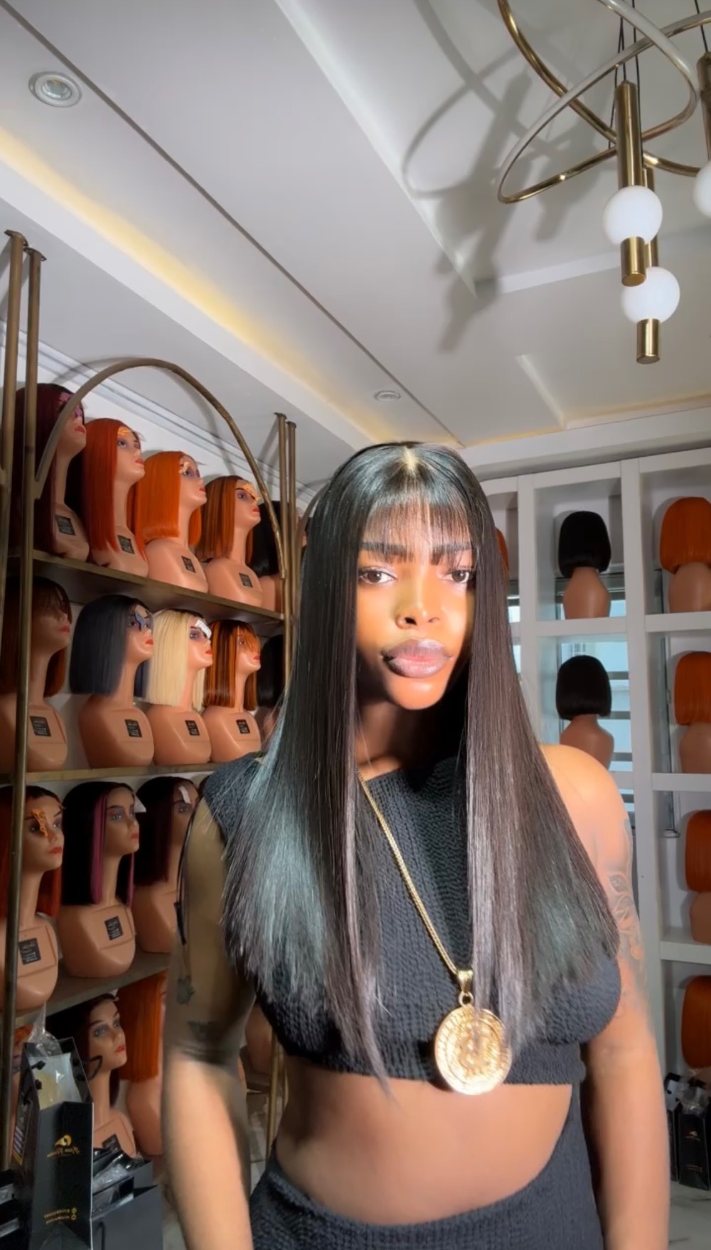 18” 200g 2/4 closure fringe