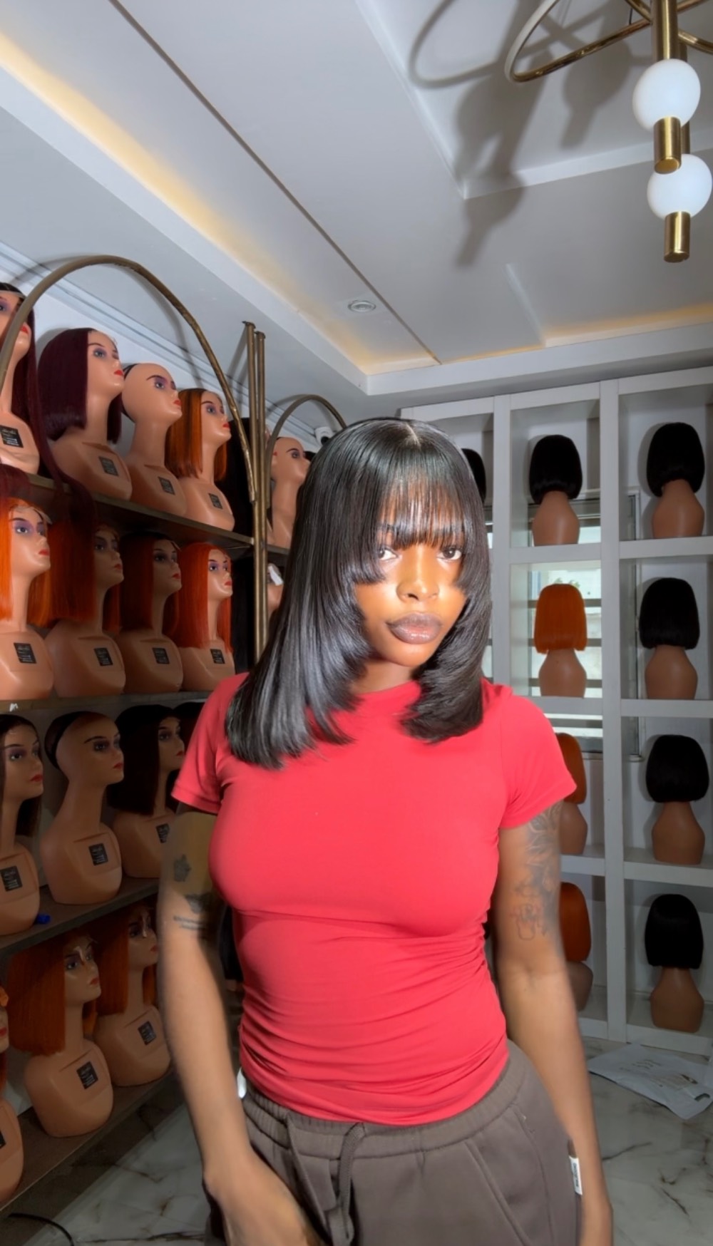 14” 200g layers 2/4 closure fringe