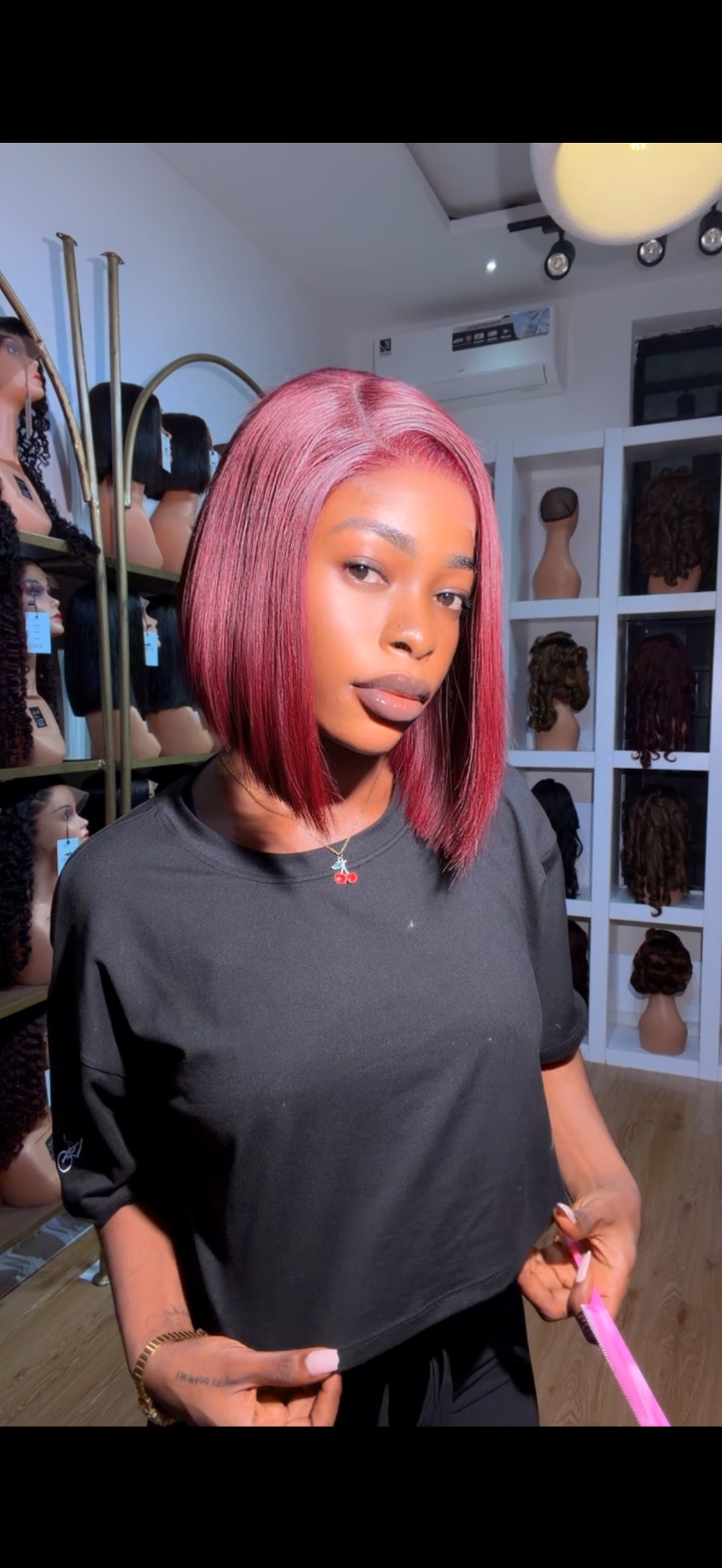 10” 5/5  wine dd bone straight