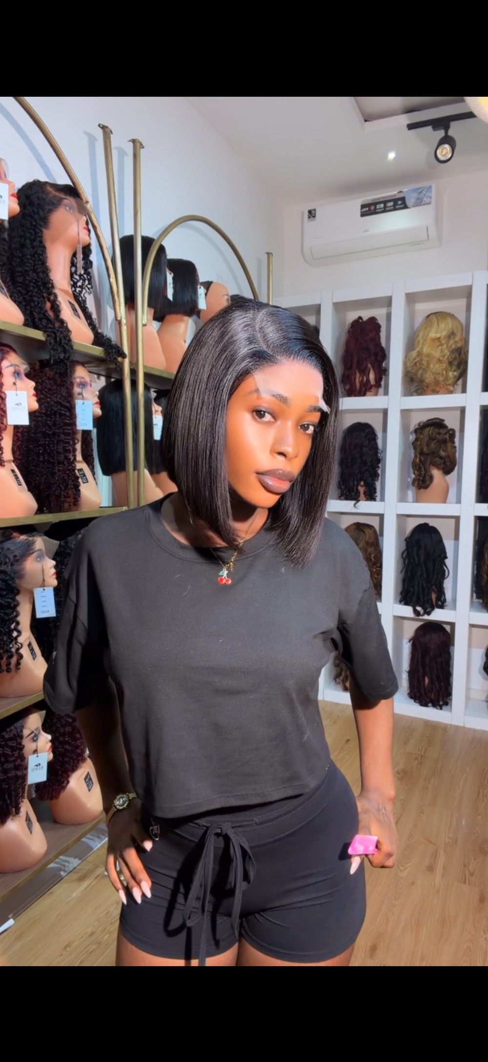 10” 5/5 black dd bone straight